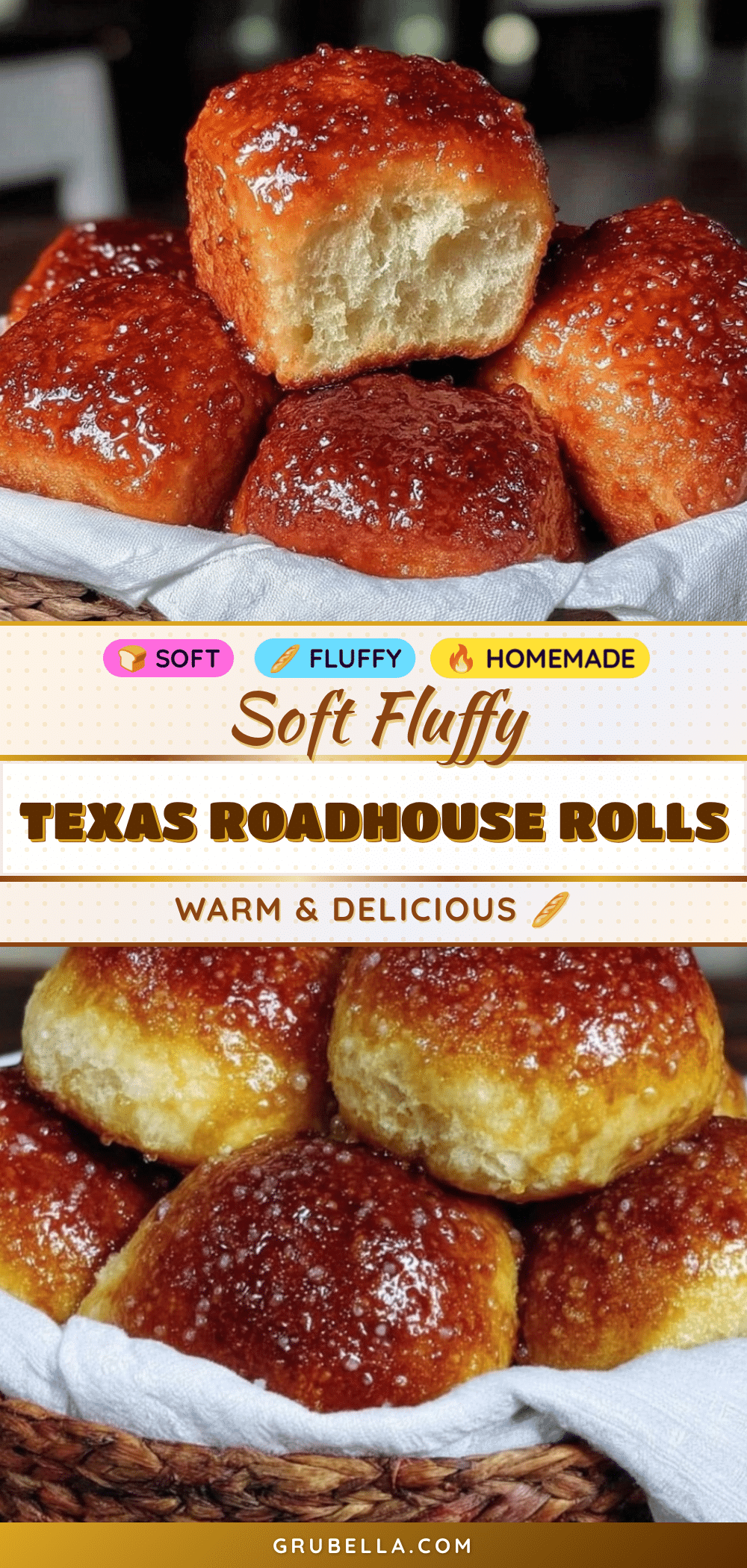 Fluffy Texas Roadhouse rolls copycat recipe recipe