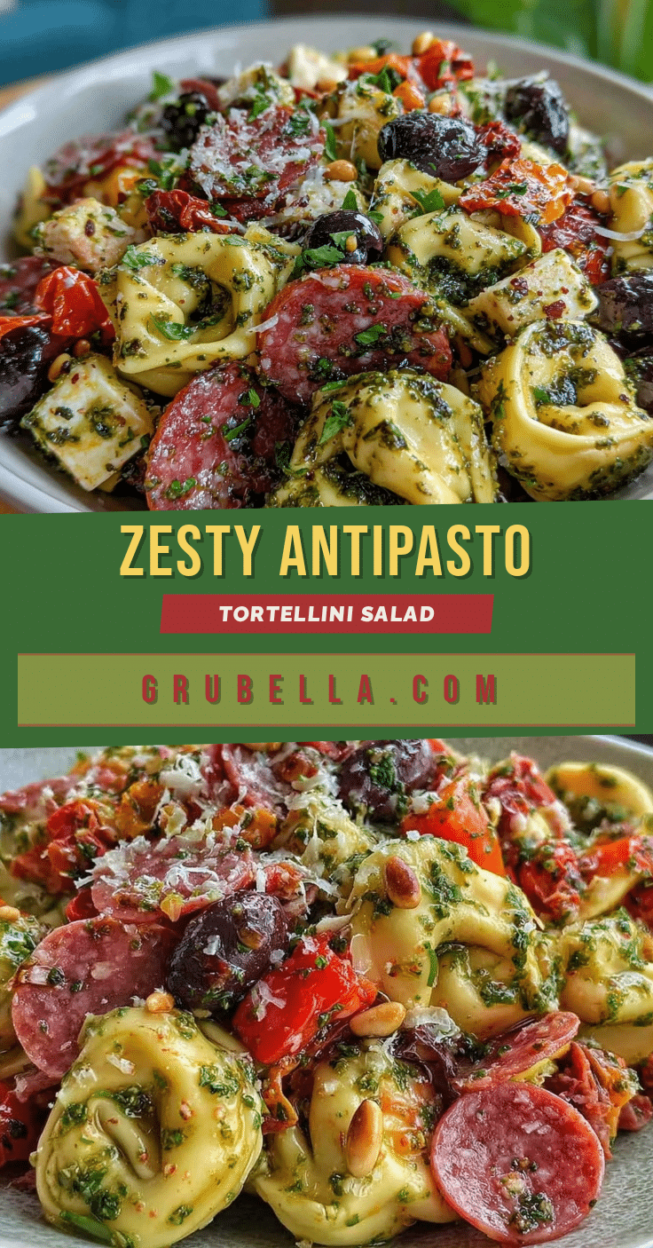 Fresh Antipasto Tortellini Salad recipe