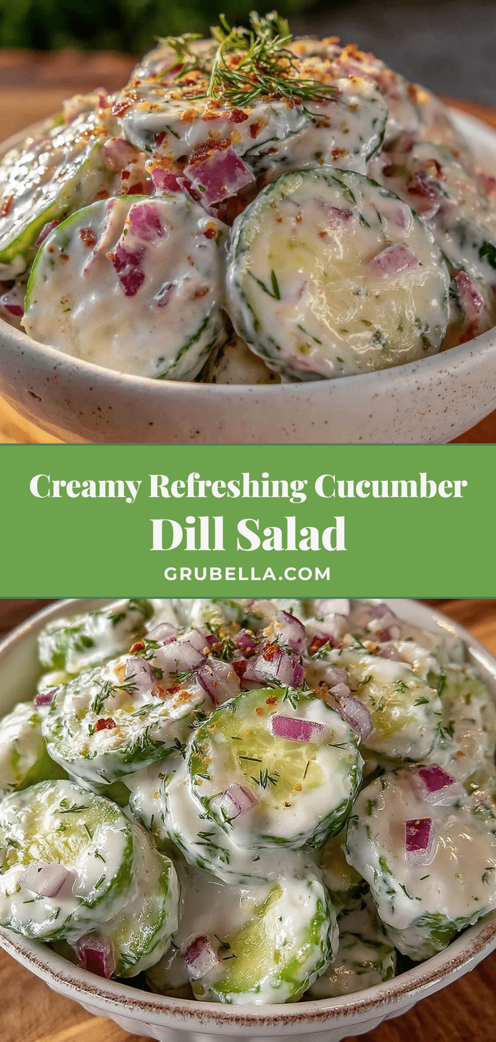 fresh creamy cucumber dill salad recipe recipe