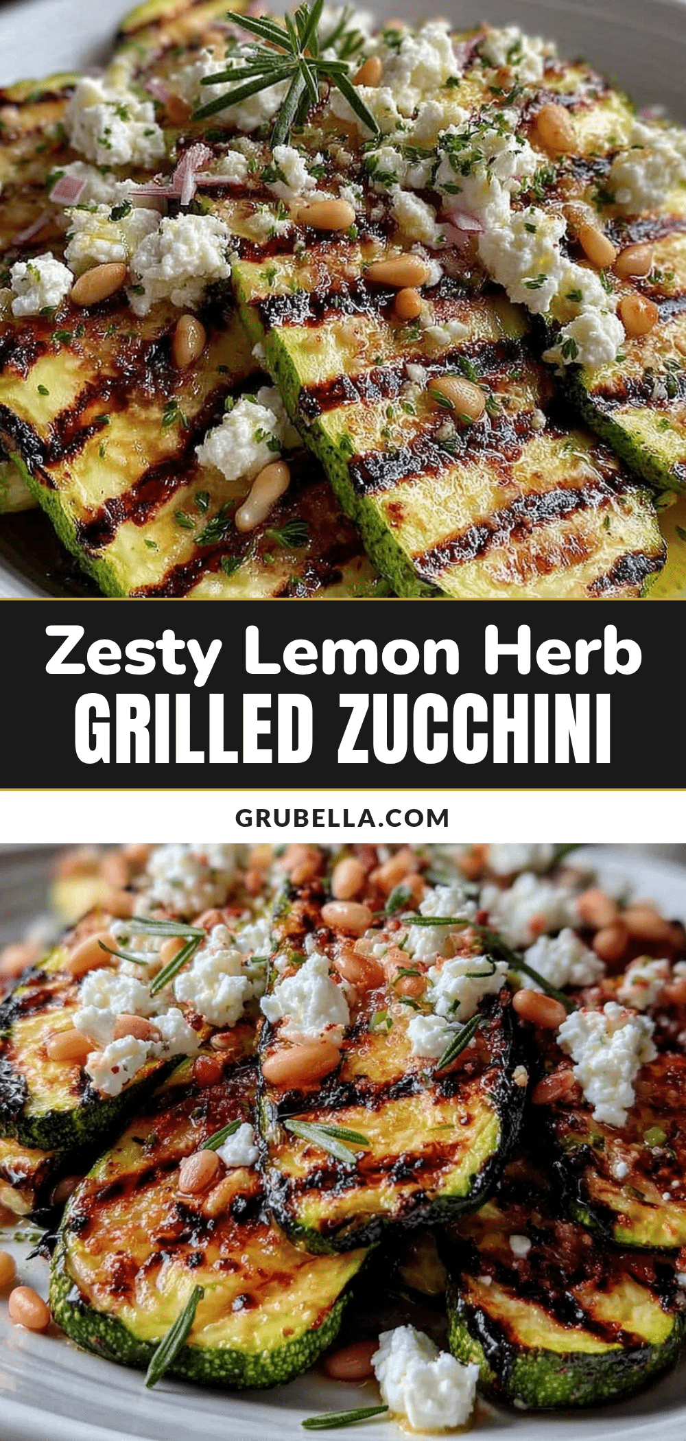 fresh lemon herb grilled zucchini recipe