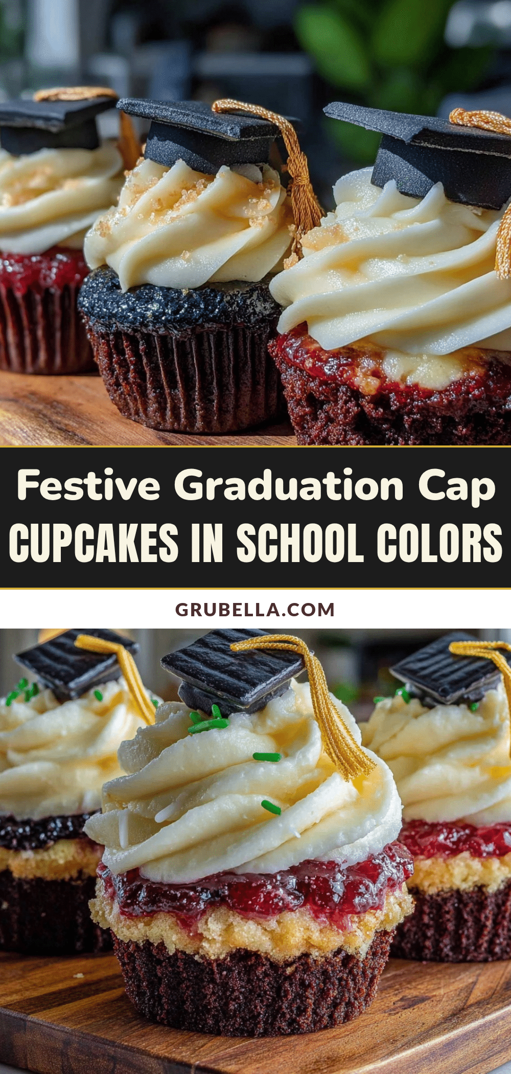 graduation cap cupcakes recipe