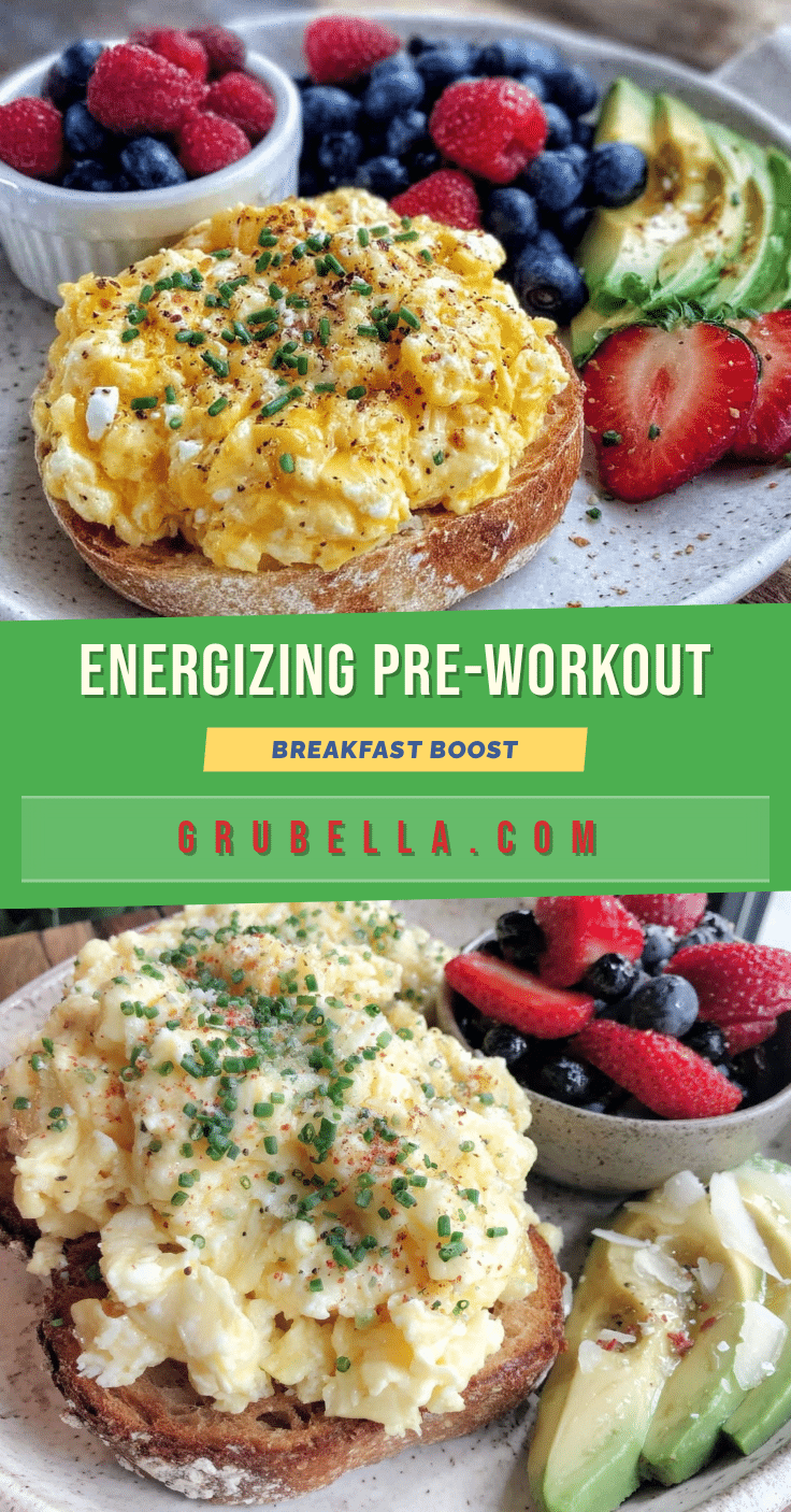 healthy pre-workout breakfast recipe