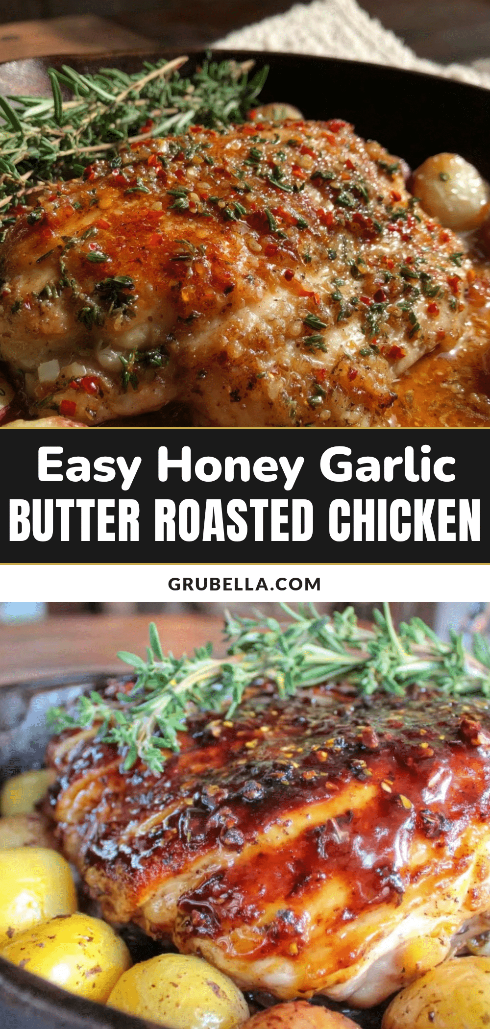 honey garlic butter roasted chicken breast recipe