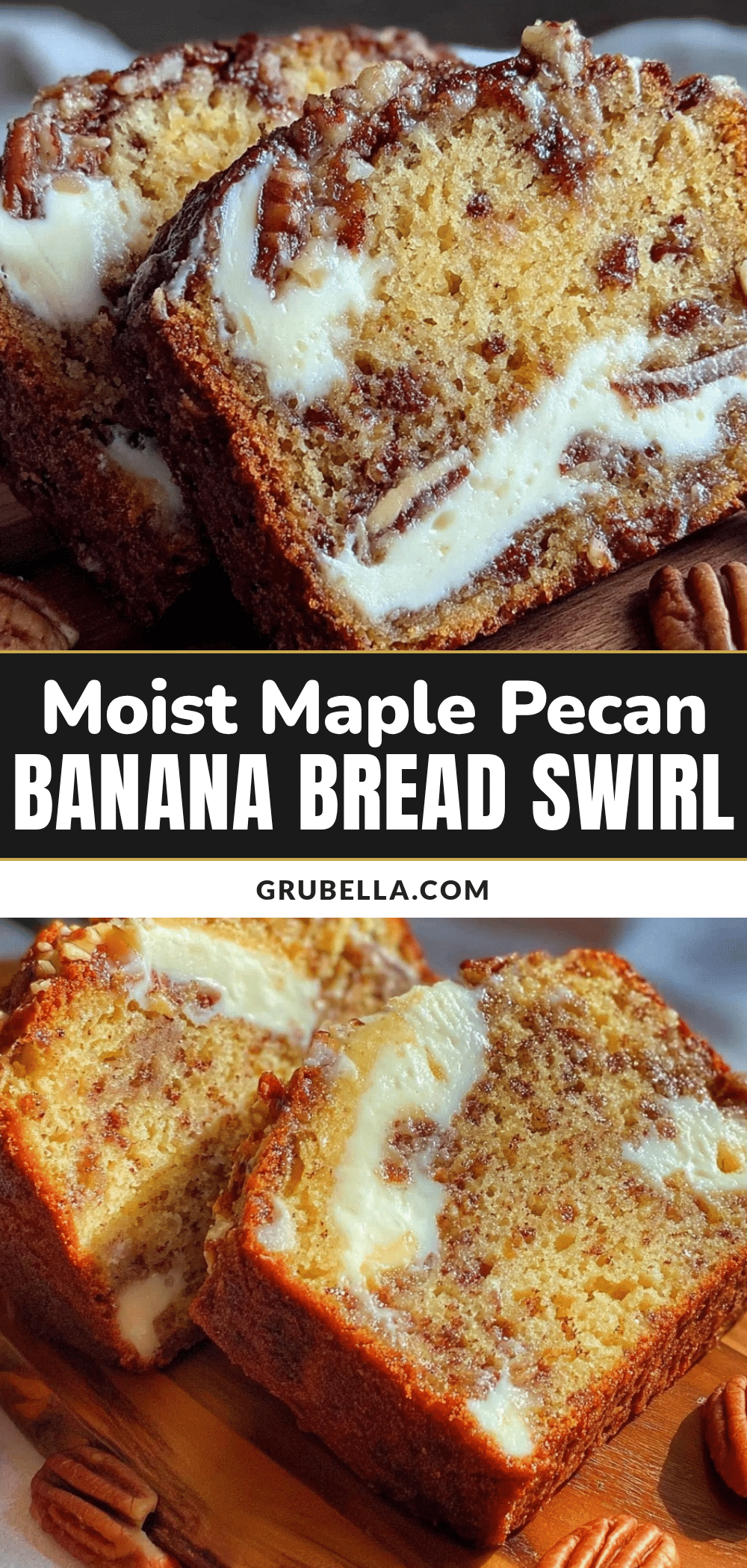 moist maple pecan banana bread recipe