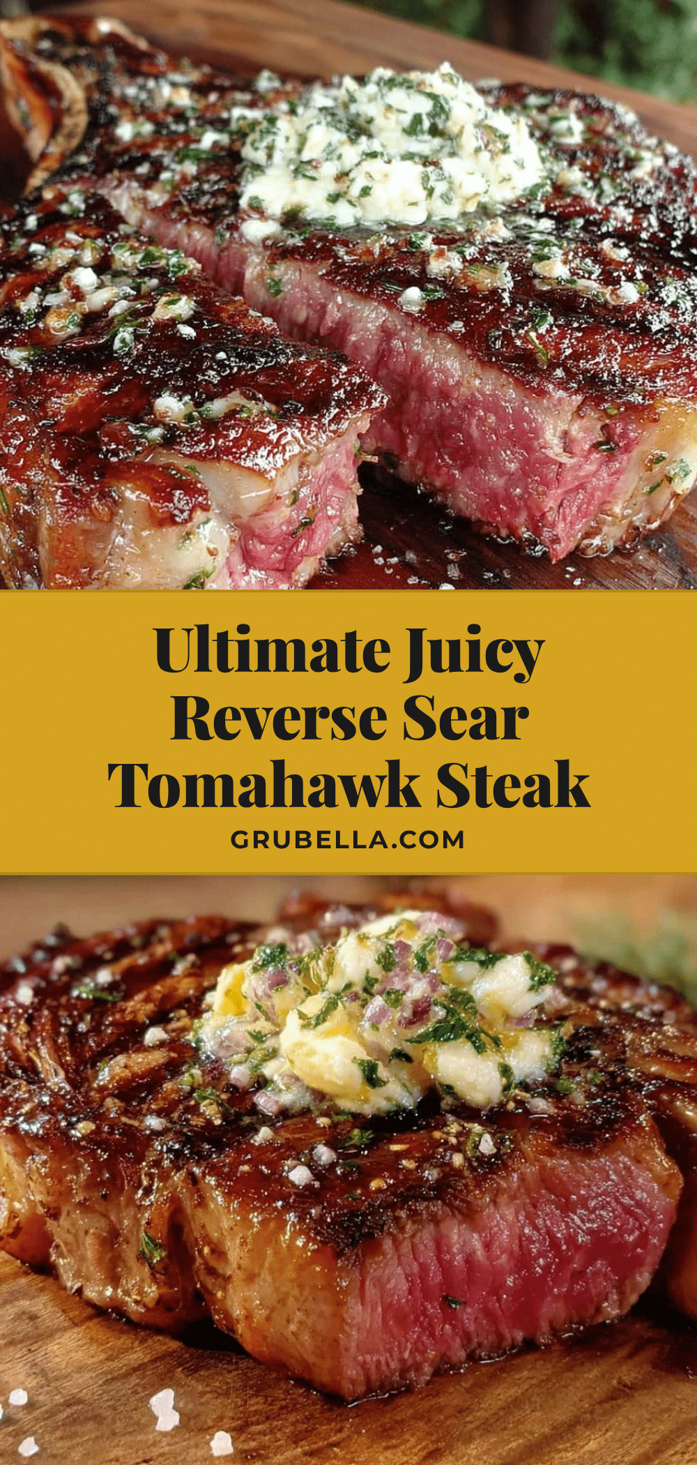 reverse sear tomahawk steak recipe