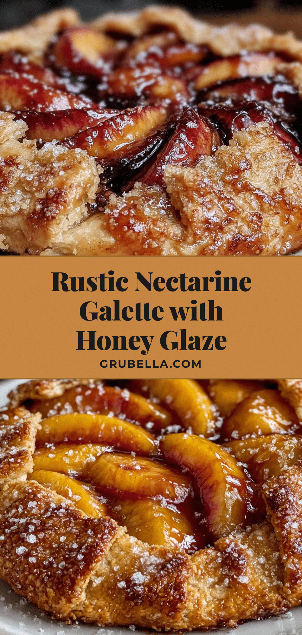 rustic nectarine galette recipe