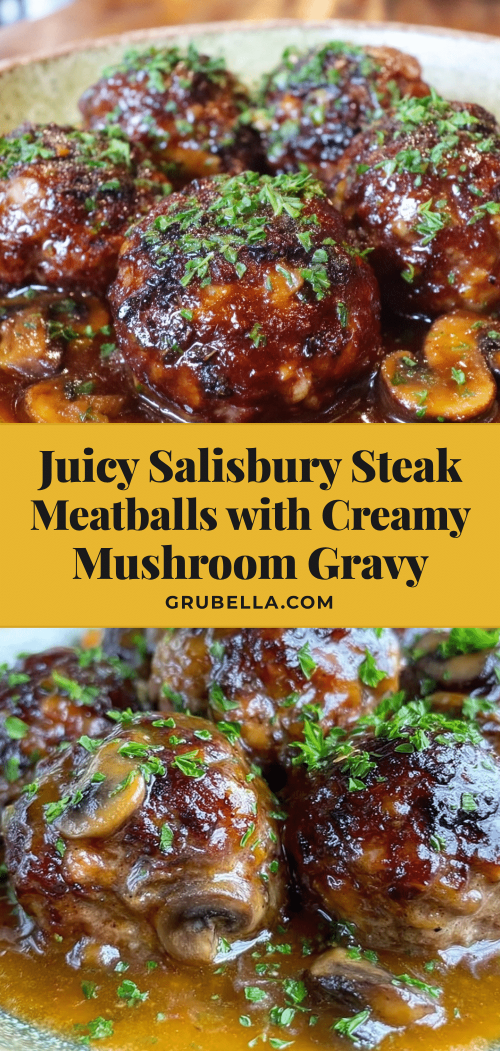Salisbury steak meatballs recipe