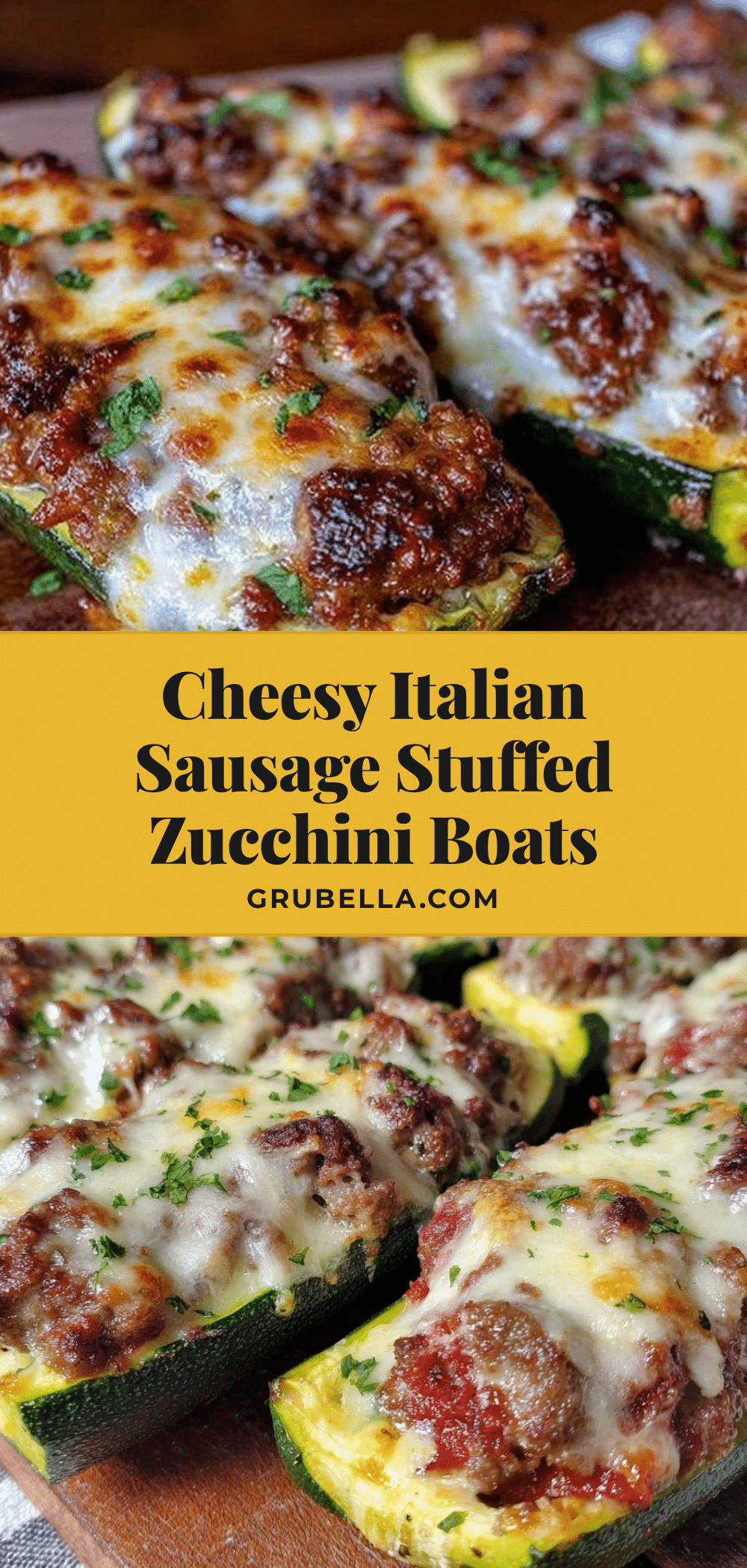 savory stuffed zucchini boats recipe