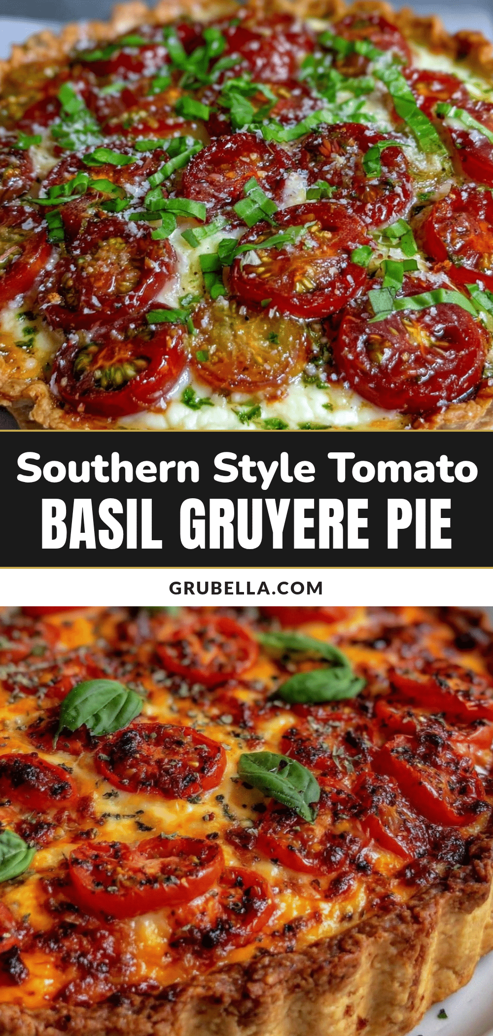southern style tomato basil pie recipe