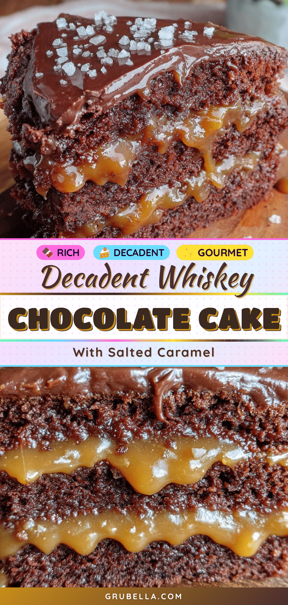 whiskey chocolate layer cake recipe