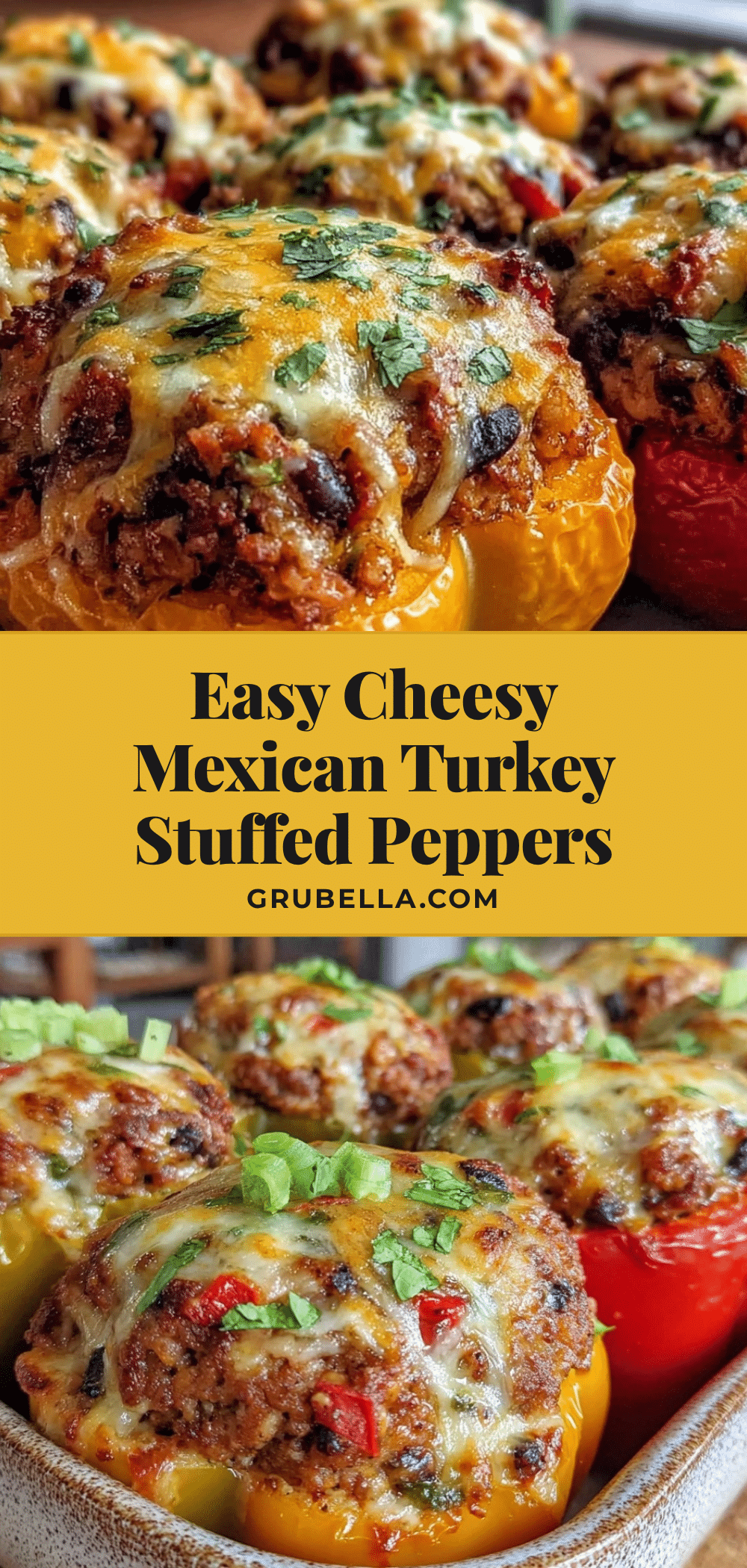 mexican ground turkey stuffed bell peppers recipe