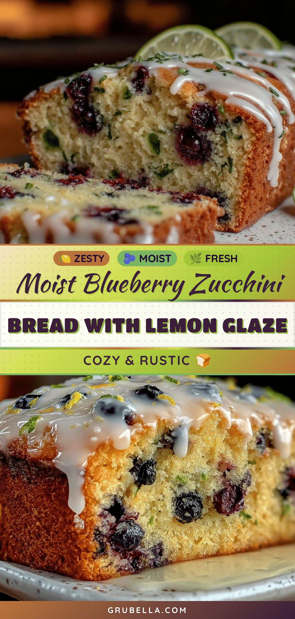 moist blueberry zucchini bread recipe