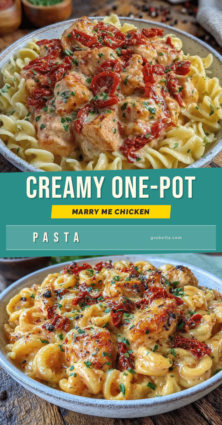 one-pot marry me chicken pasta recipe