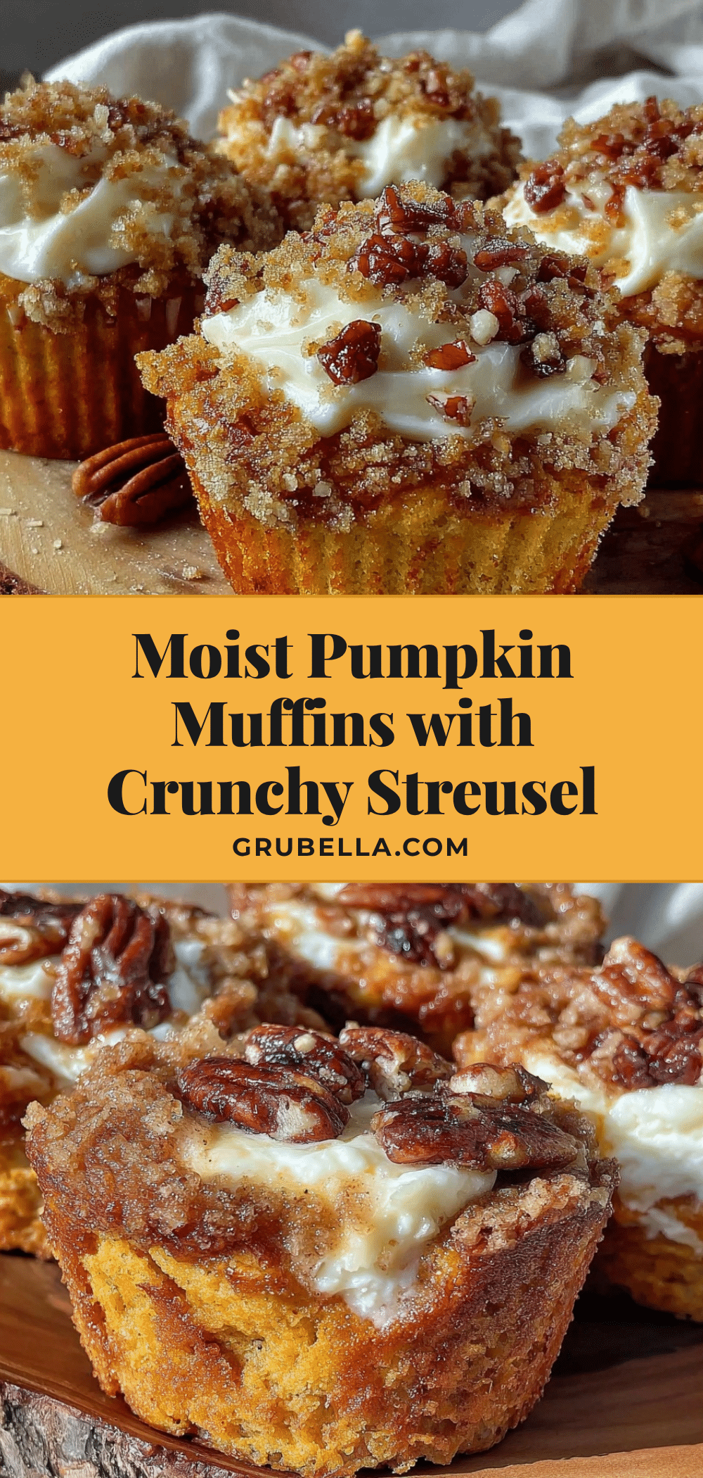 pumpkin cream cheese muffins recipe