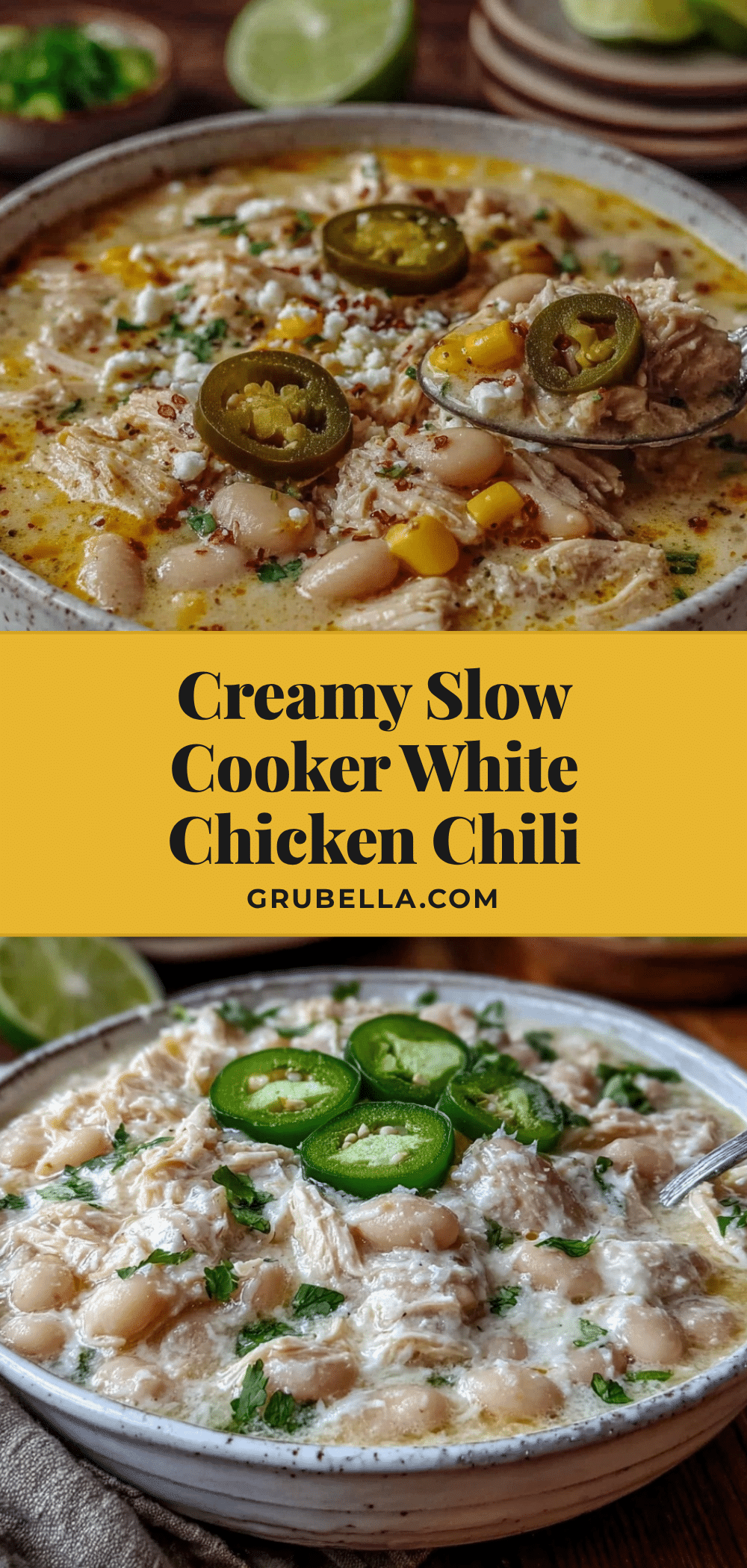 slow cooker white chicken chili recipe