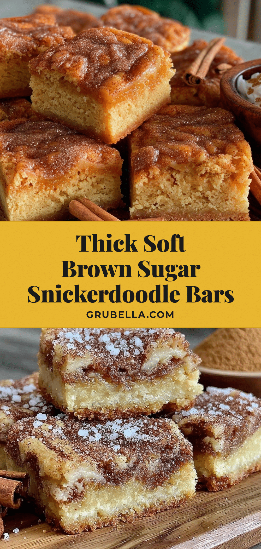 snickerdoodle cookie bars recipe