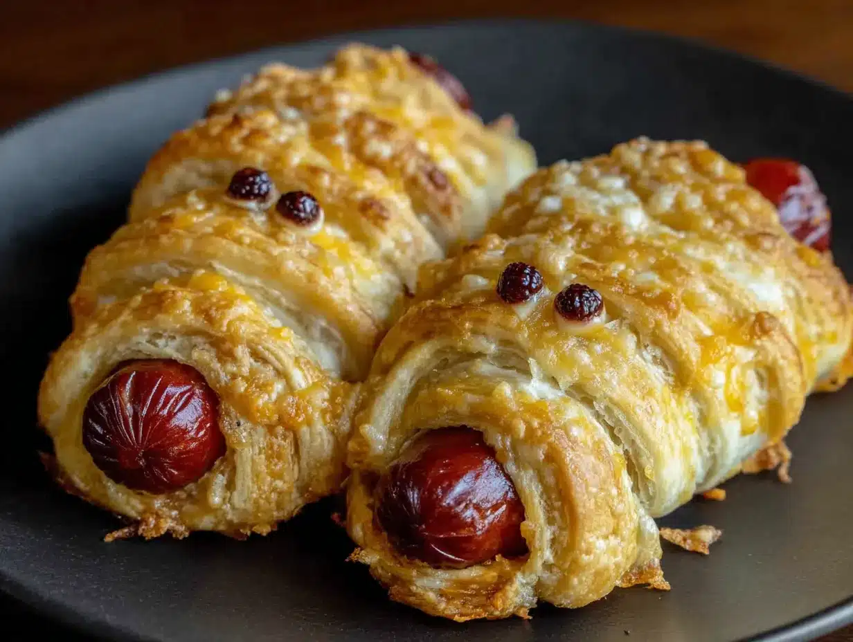 30-minute easy mummy hot dog bites for halloween preparation steps