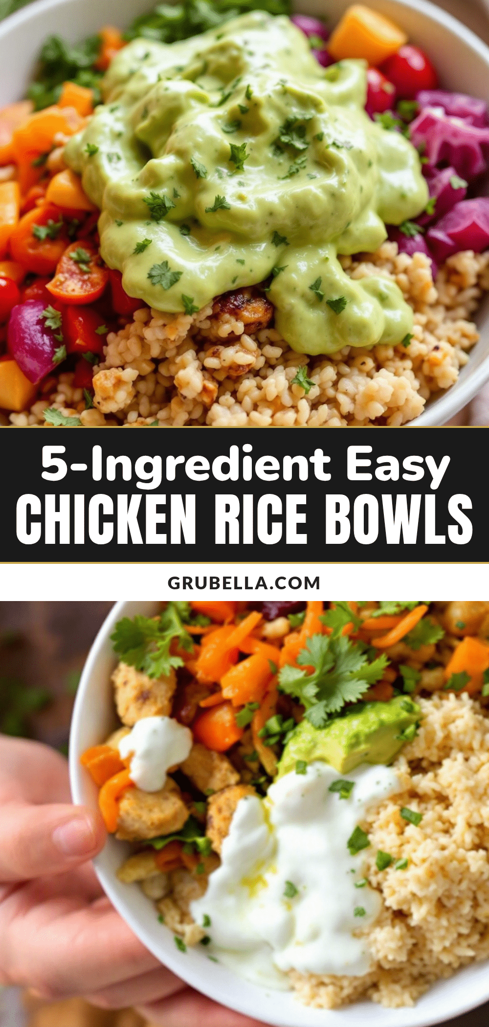 5-ingredient chicken and rice meal prep recipe