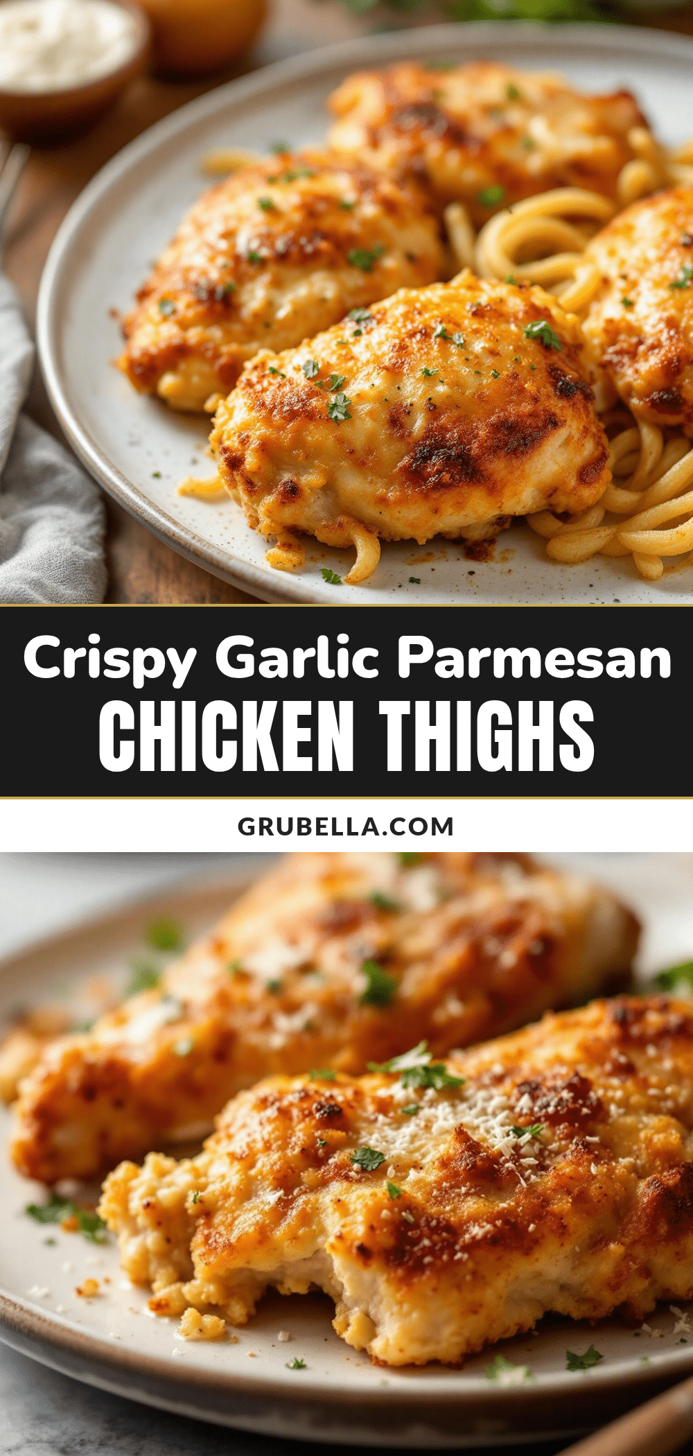 air fryer garlic parmesan chicken thighs recipe