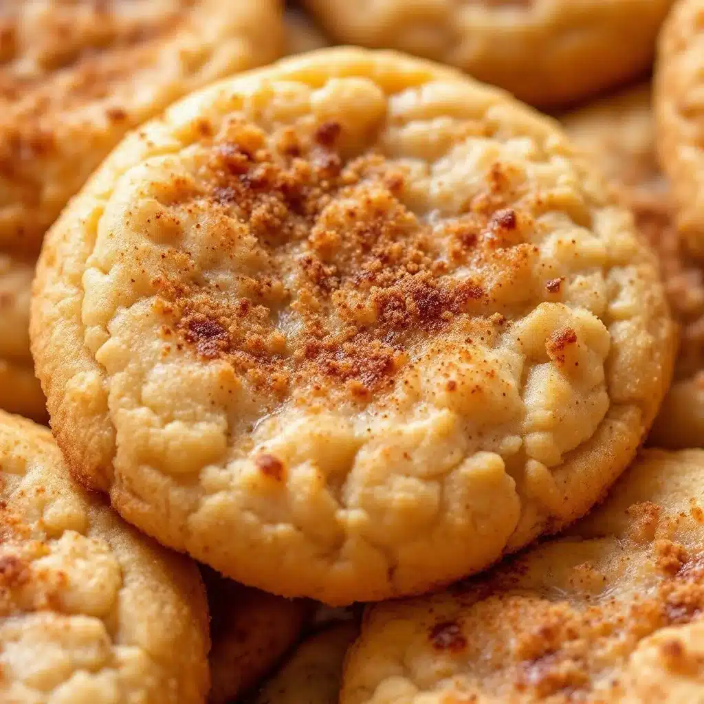 apple cider snickerdoodle cookies - featured image