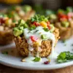 banana bread baked oatmeal cups - featured image