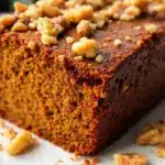 banana pumpkin walnut bread - featured image