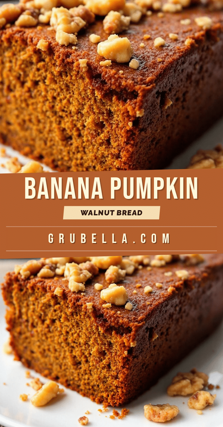 banana pumpkin walnut bread recipe