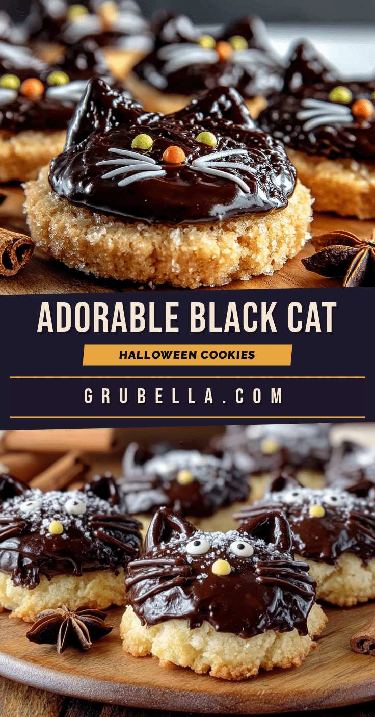 black cat halloween sugar cookies recipe
