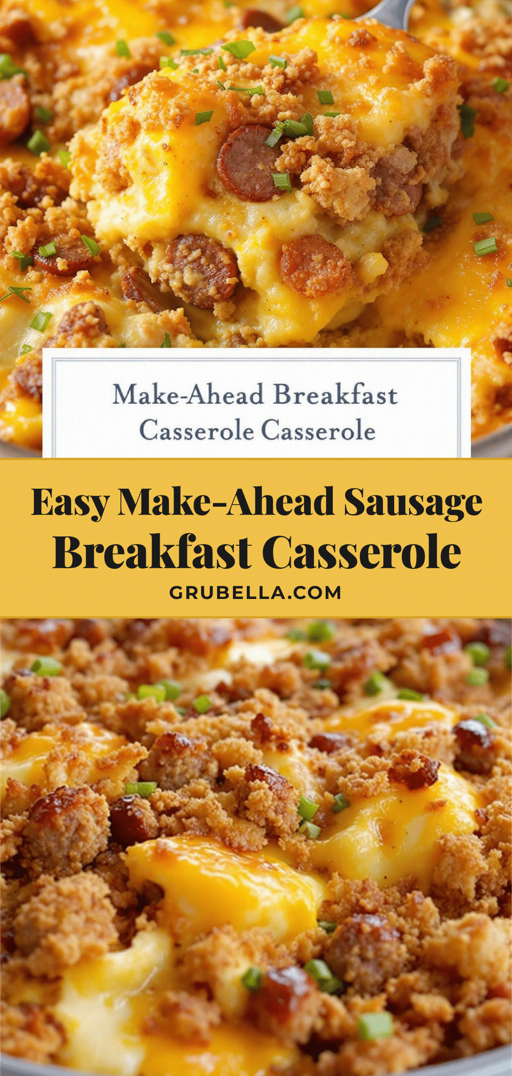 breakfast casserole with sausage and hash browns recipe