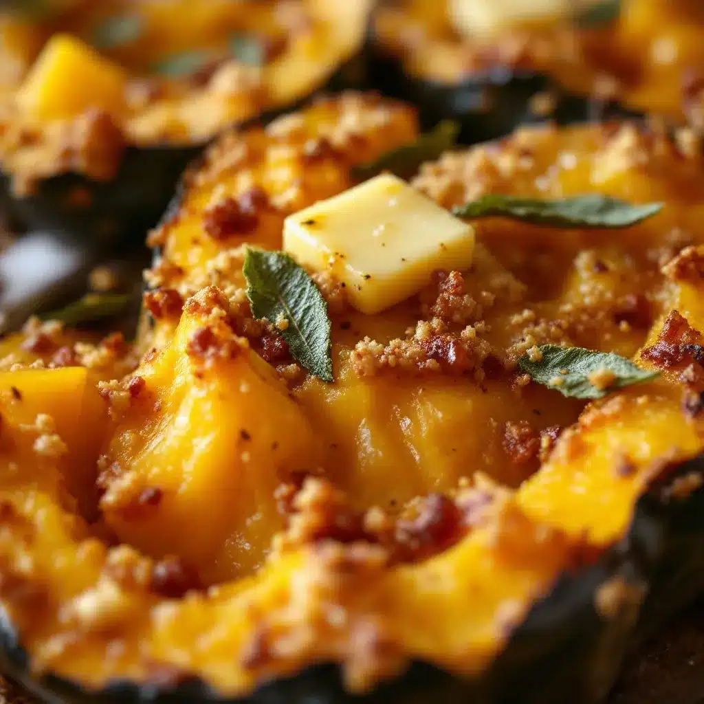 brown butter acorn squash preparation steps
