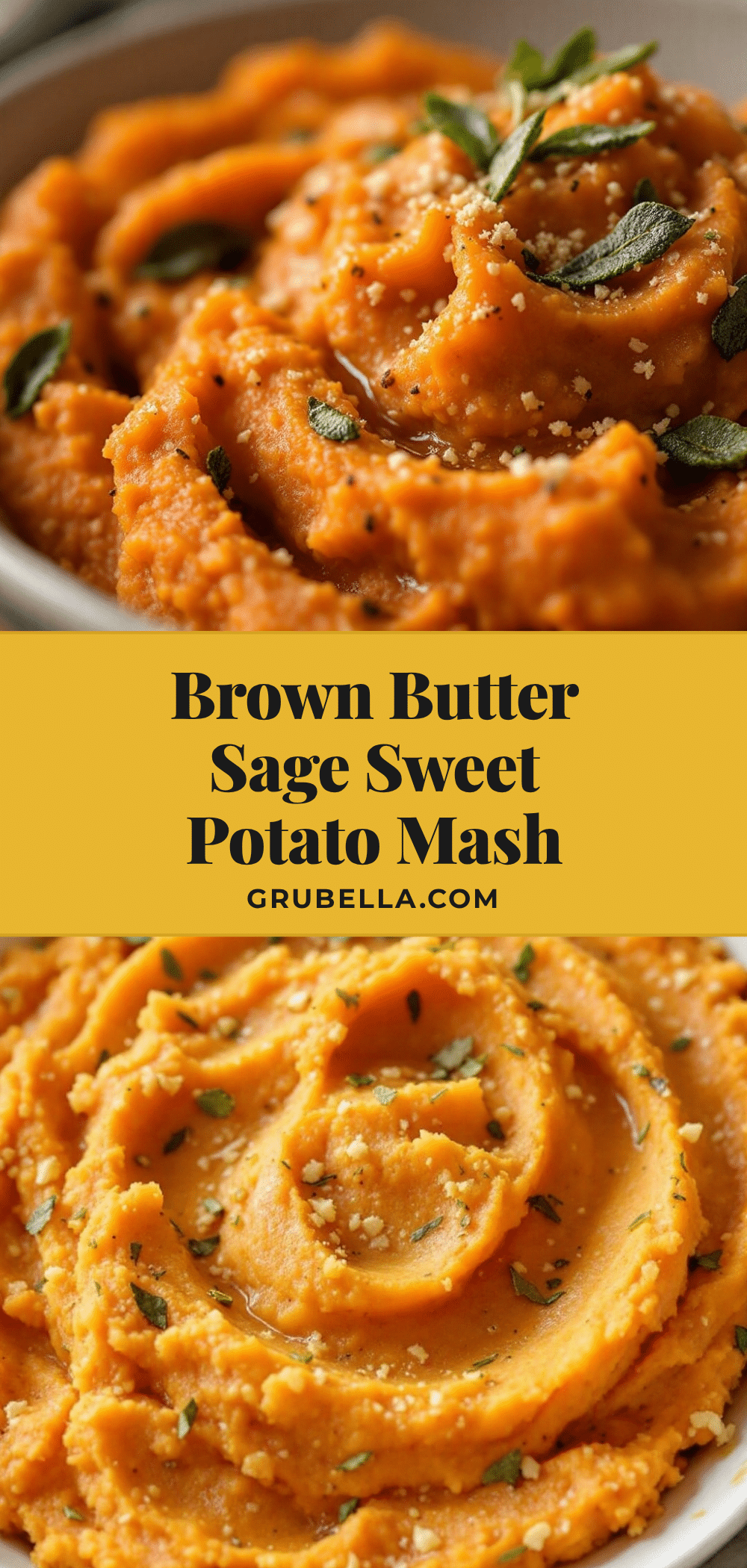 brown butter sage mashed sweet potatoes recipe