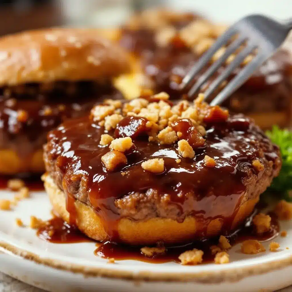 brown sugar bourbon glazed burgers preparation steps