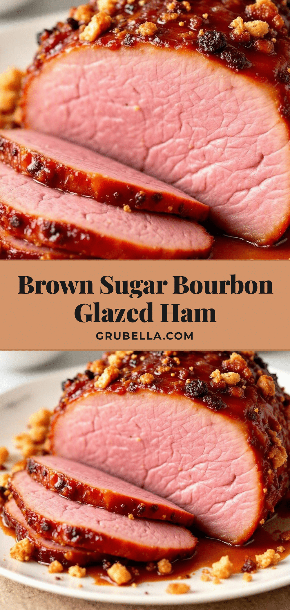 brown sugar bourbon glazed ham recipe