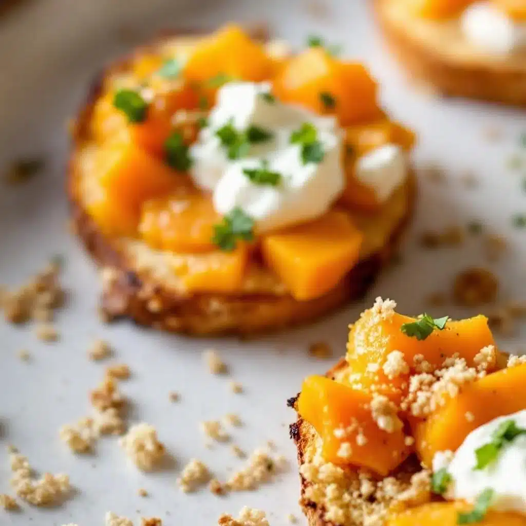 butternut squash crostini - featured image