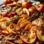 caramel apple charcuterie board - featured image