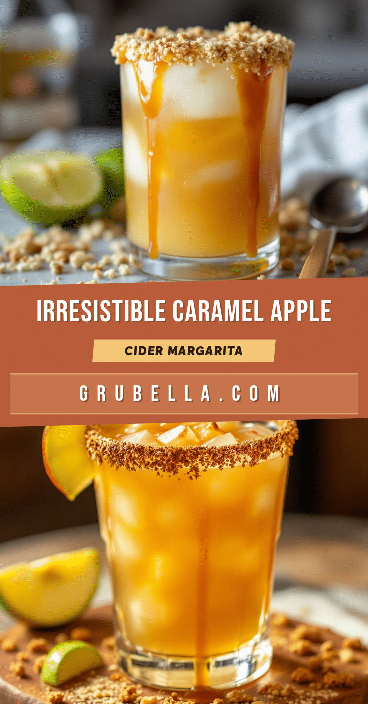 caramel apple cider margarita recipe