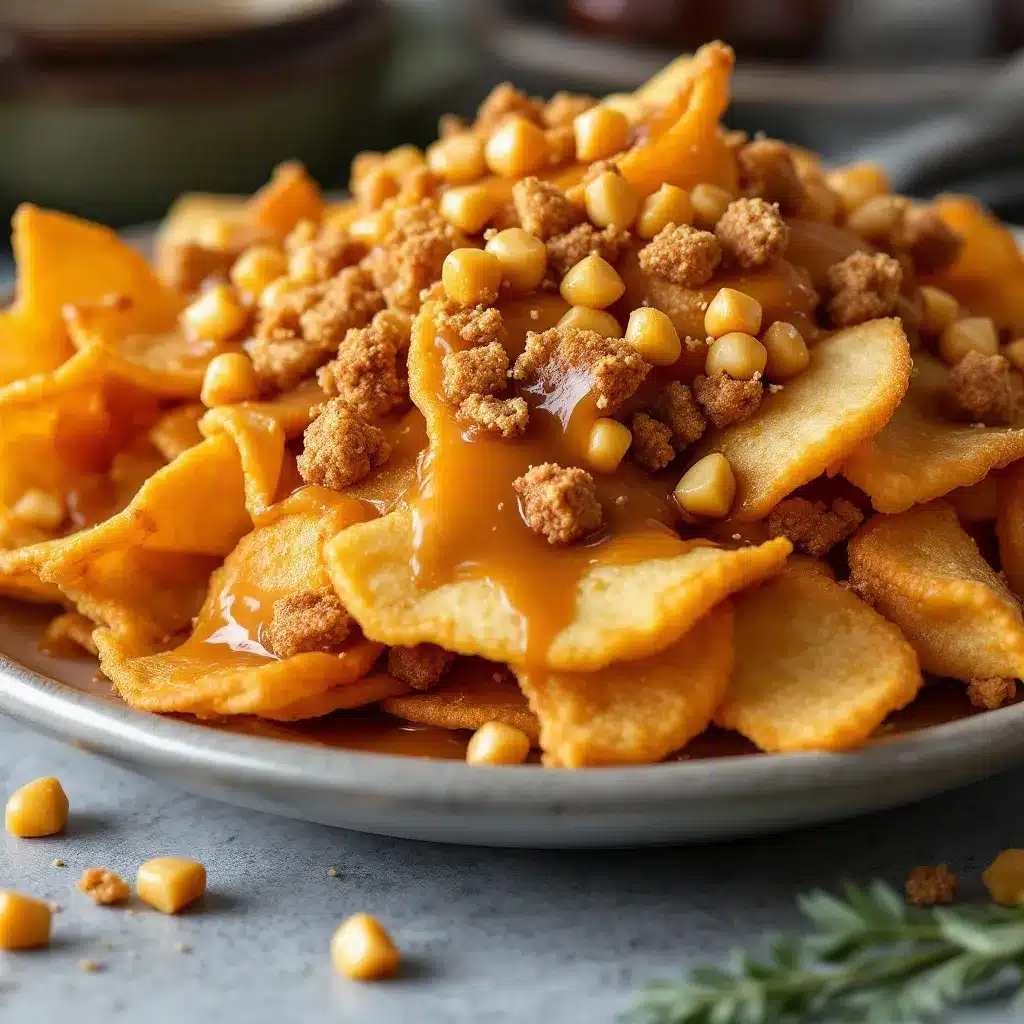 caramel apple nachos preparation steps