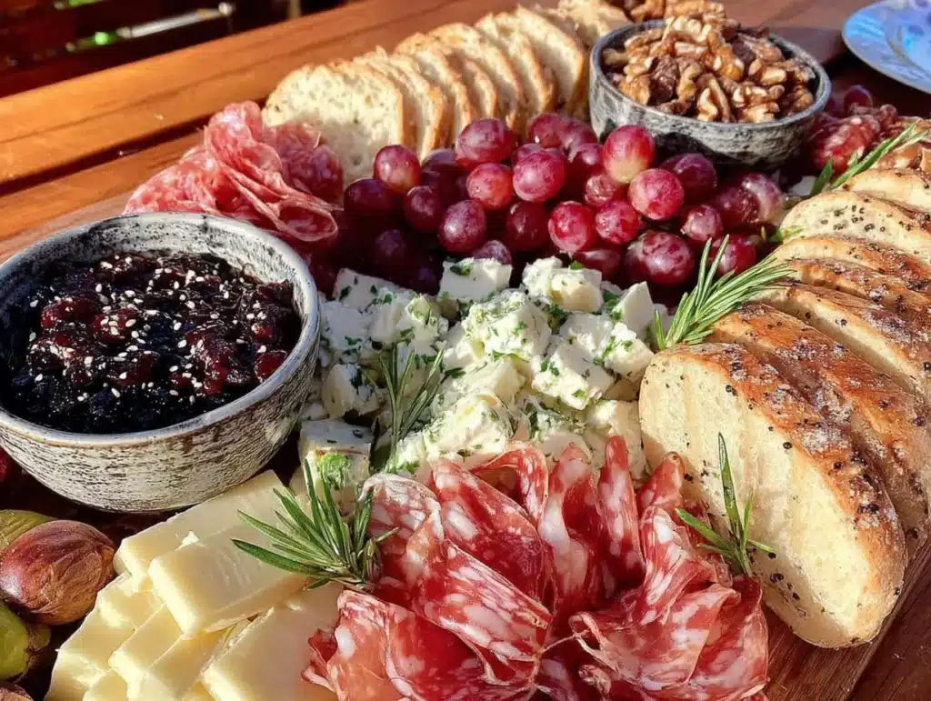 charcuterie board for two - featured image