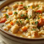 chicken and wild rice soup - featured image