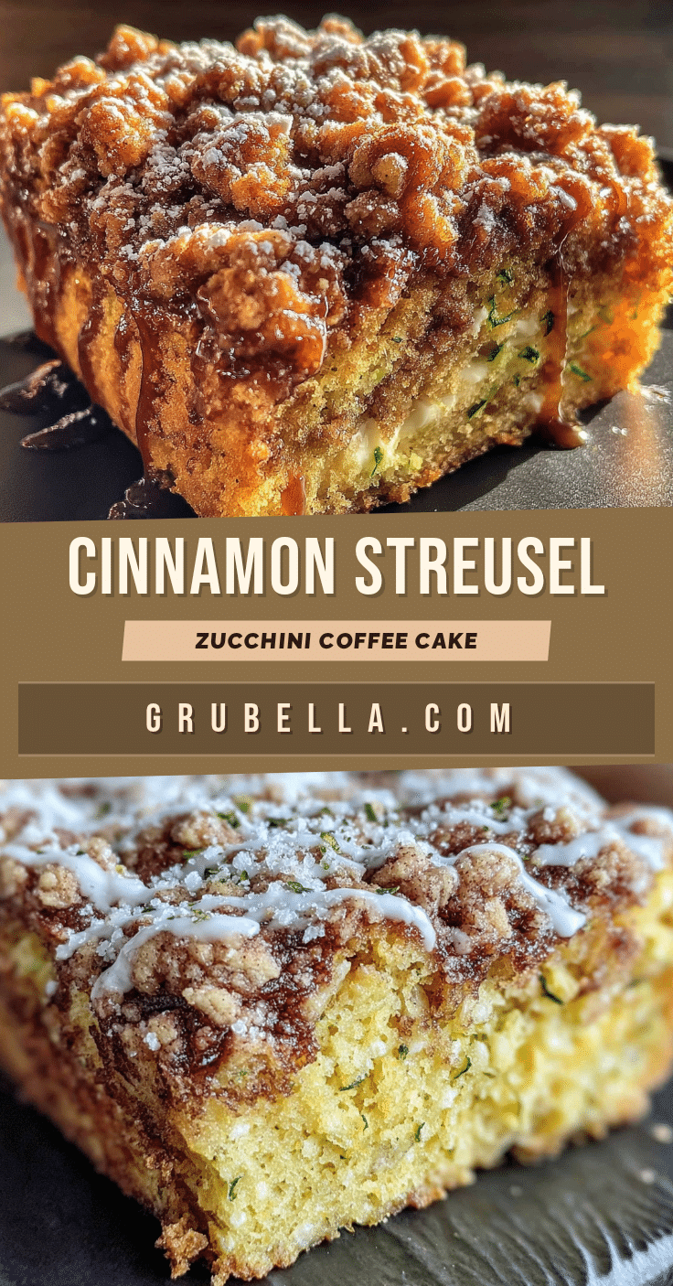 cinnamon streusel zucchini coffee cake recipe