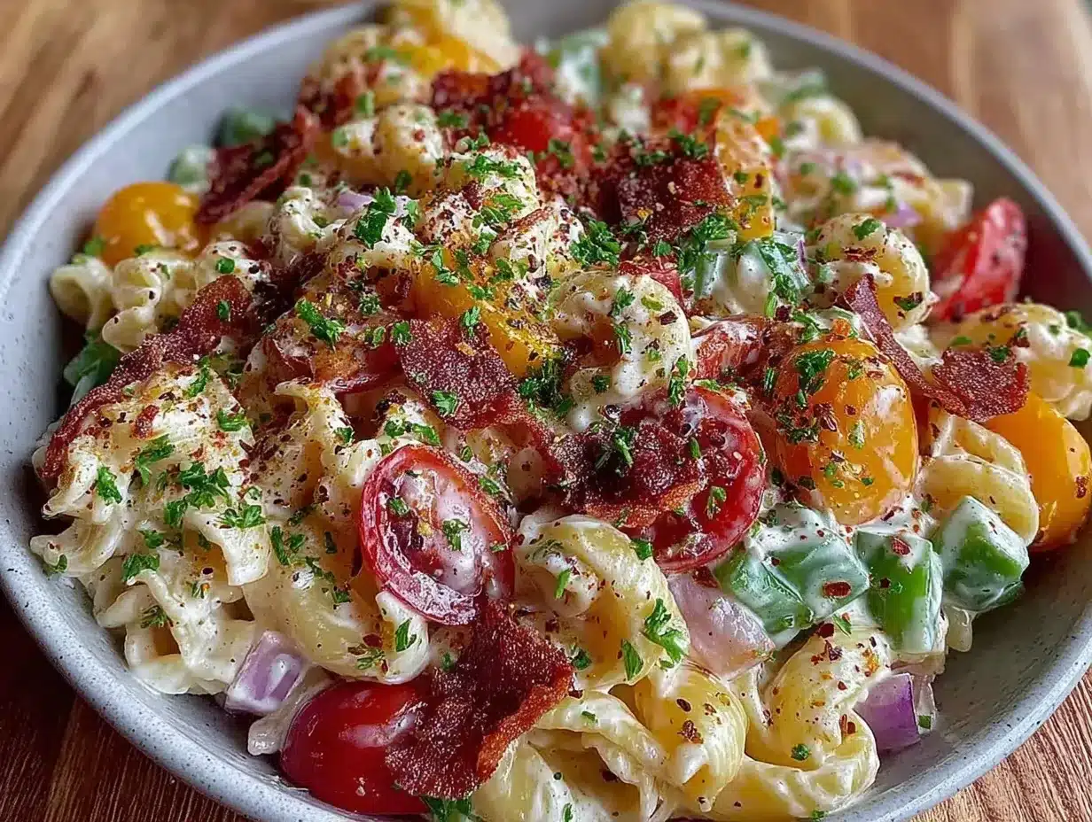 classic southern pasta salad preparation steps