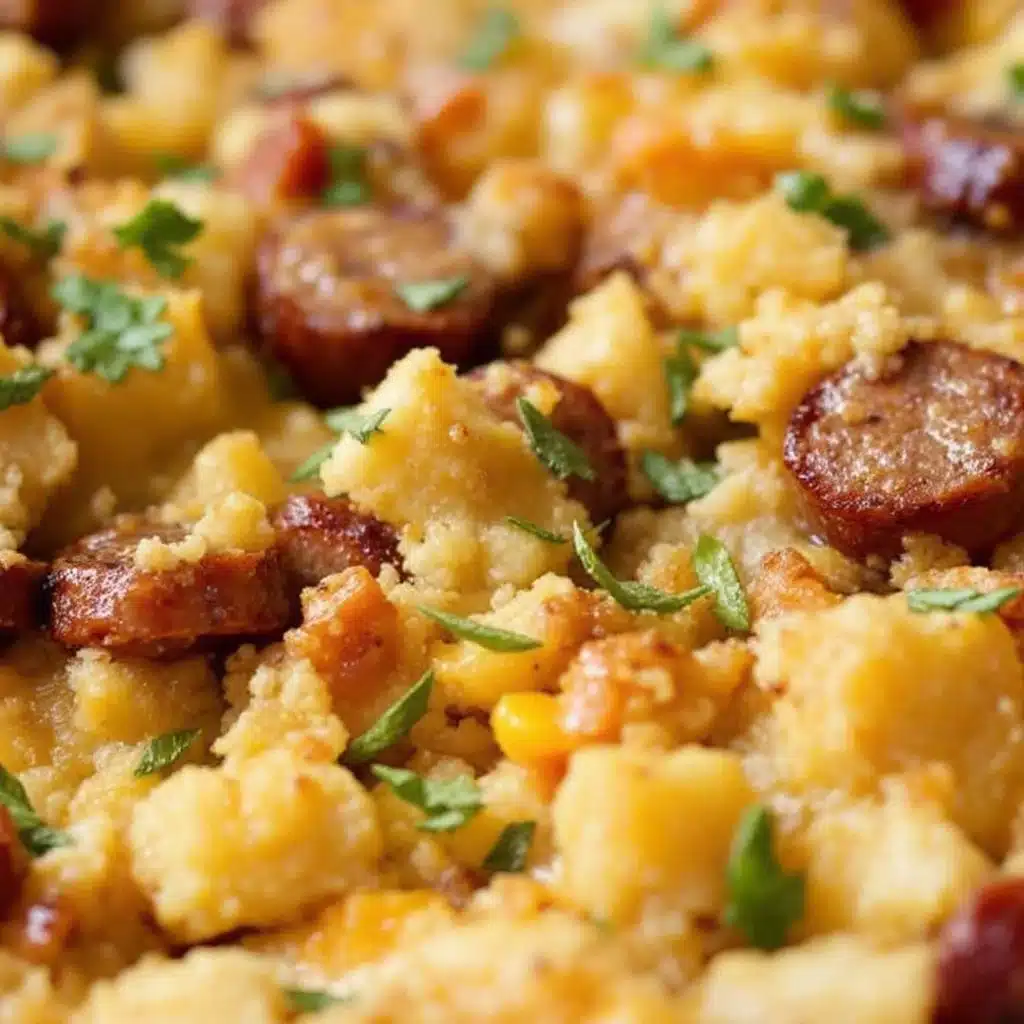 cornbread sausage stuffing recipe - featured image