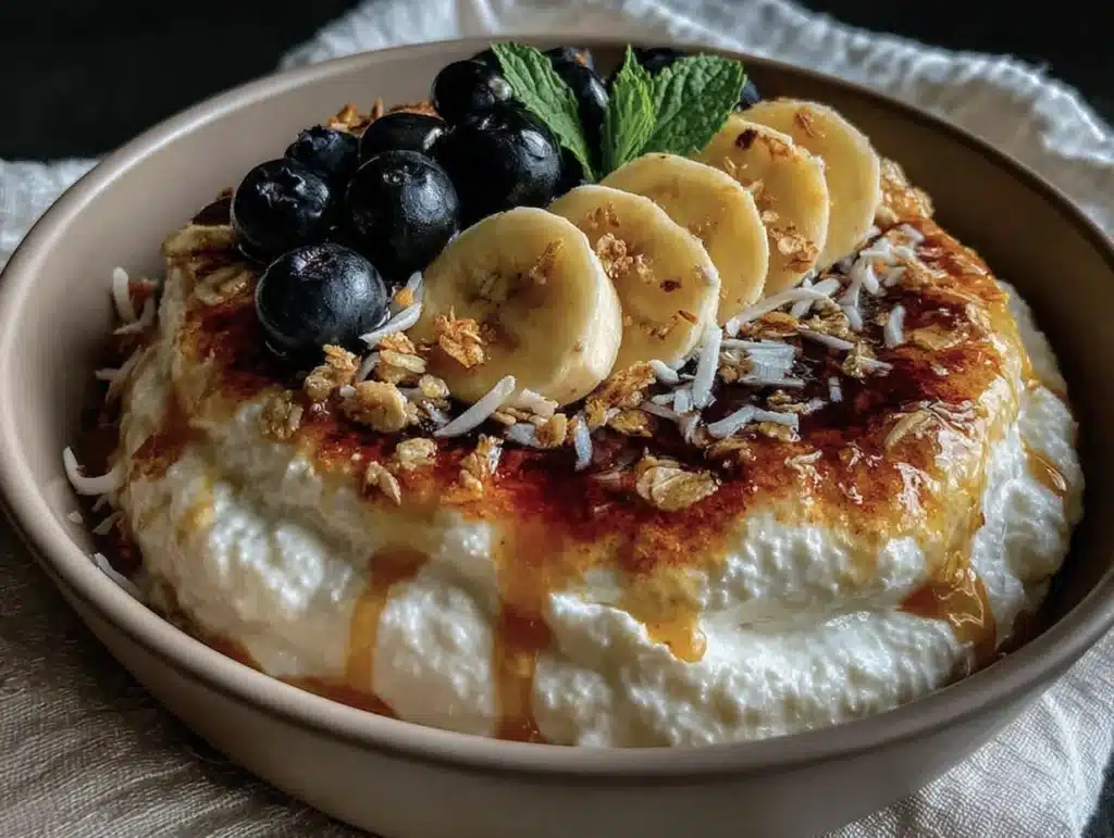 cottage cheese breakfast bowl - featured image