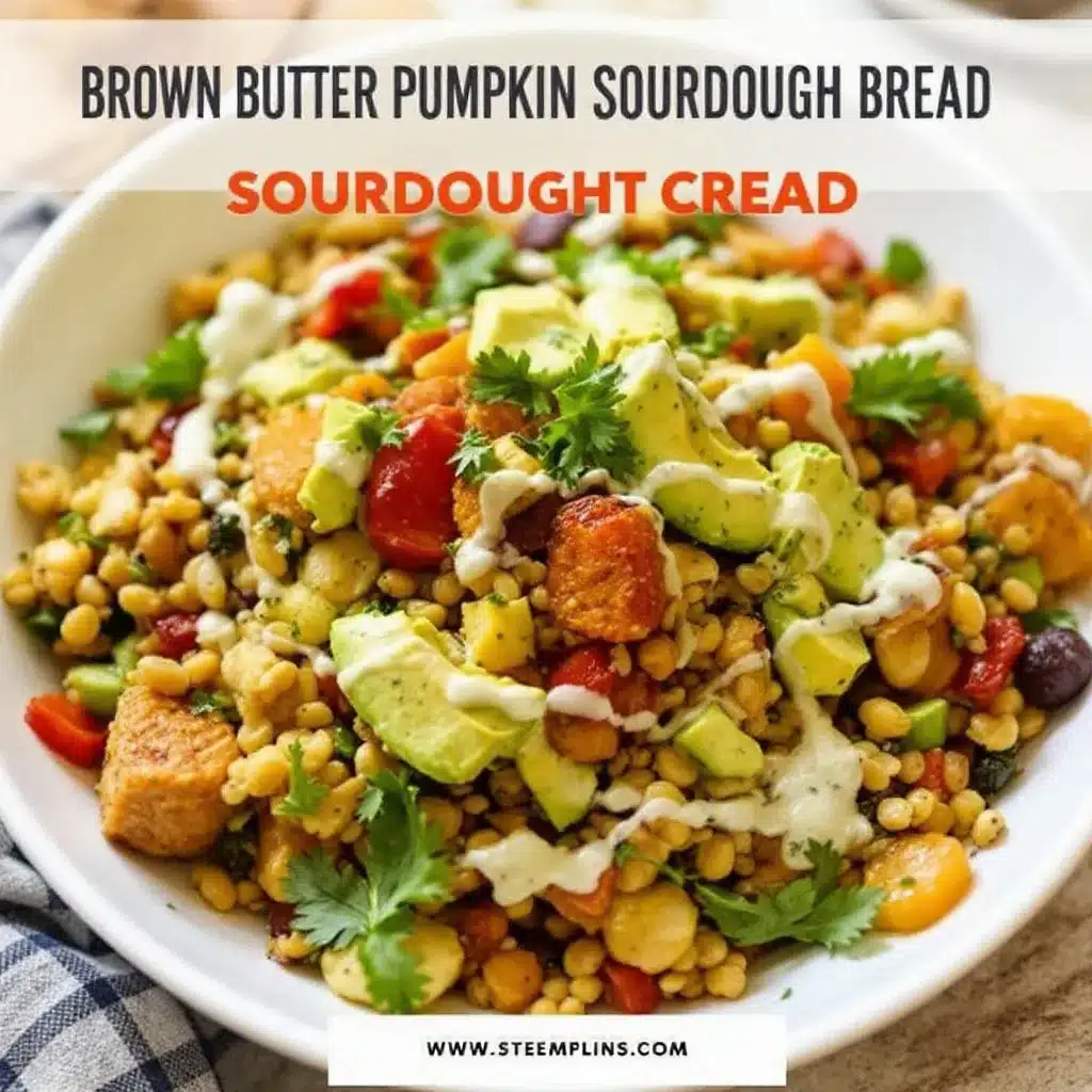 cozy brown butter pumpkin sourdough bread preparation steps
