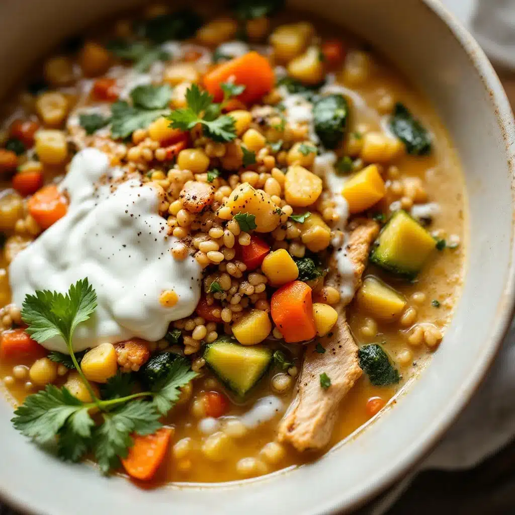 cozy detox chicken and vegetable soup - featured image