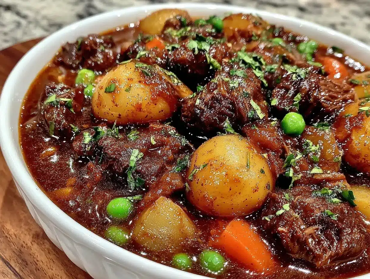 cozy slow cooker beef and vegetable soup preparation steps