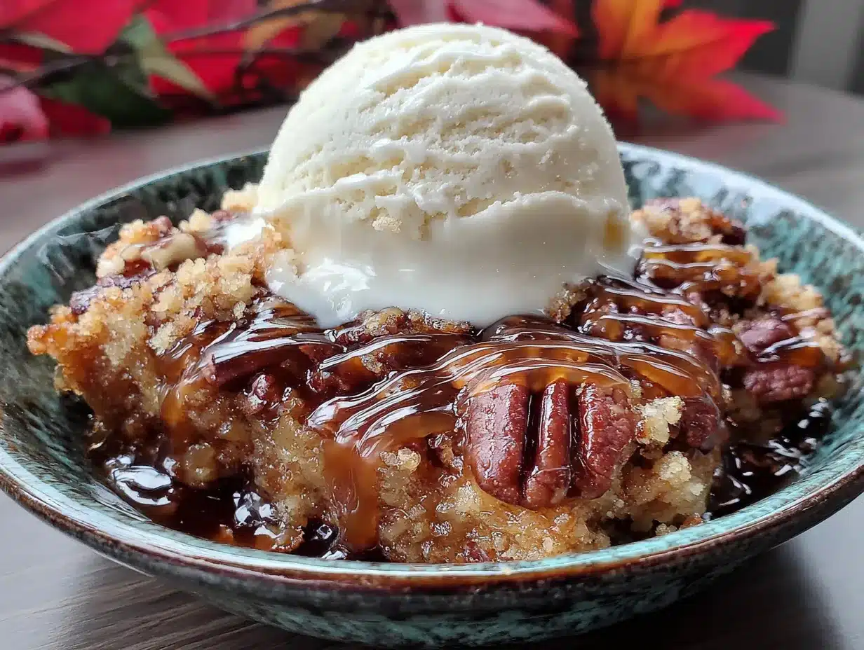 cozy small-batch pumpkin dump cake preparation steps