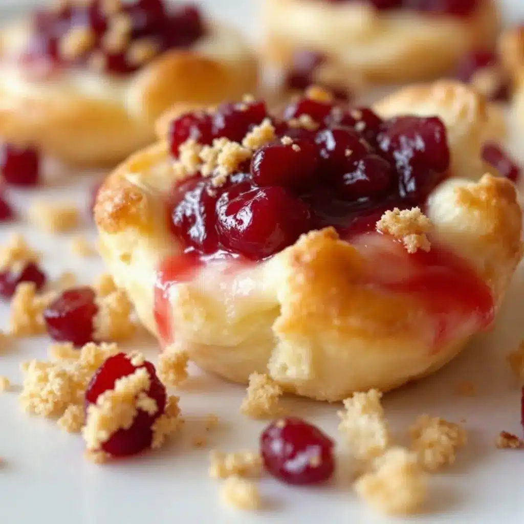 cranberry brie bites preparation steps