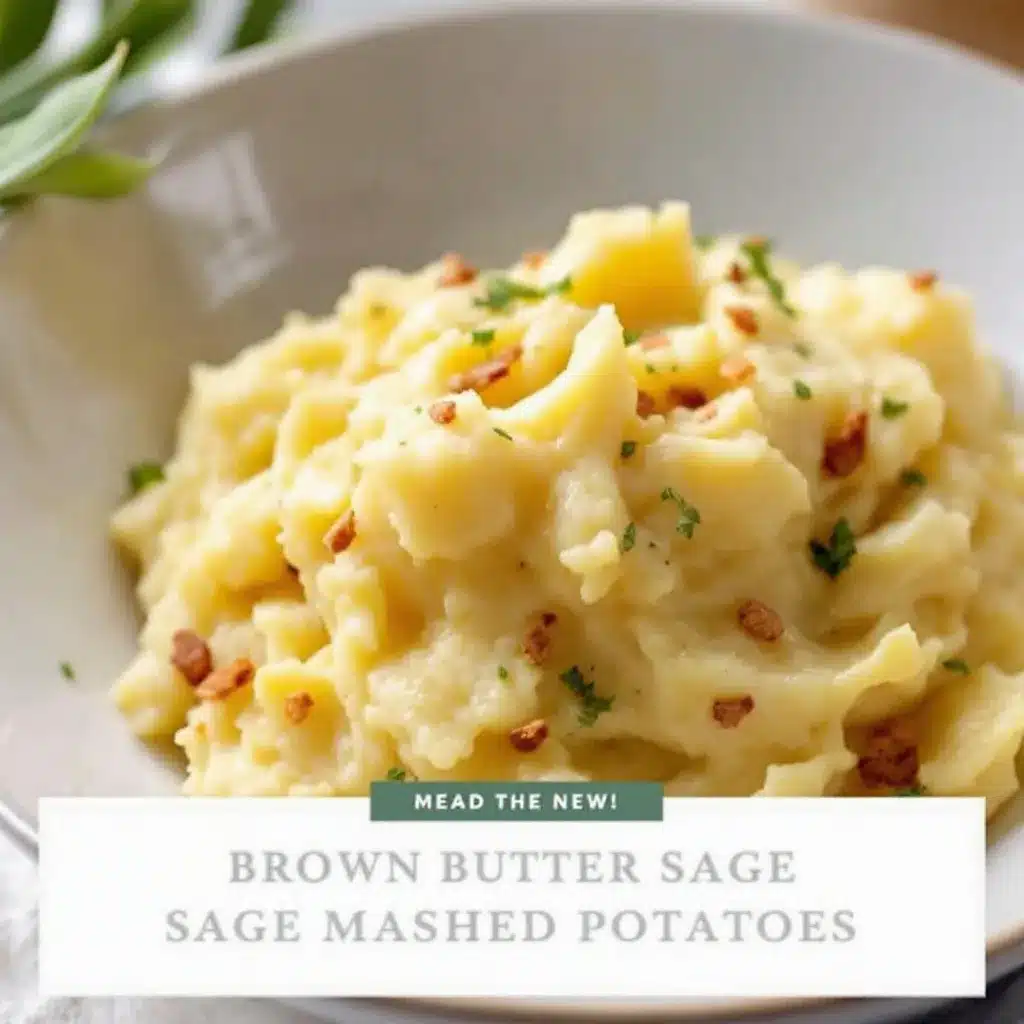 creamy brown butter sage mashed potatoes preparation steps