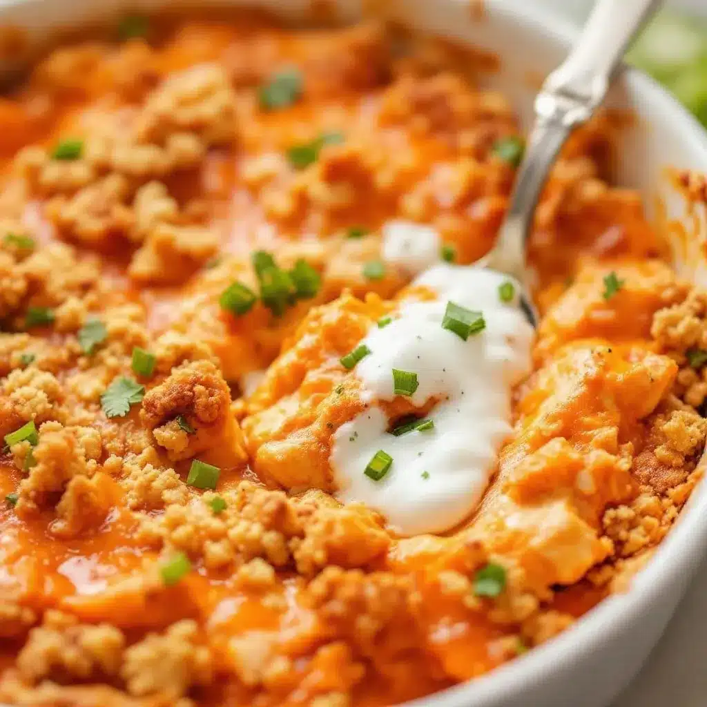 creamy buffalo chicken ranch dip preparation steps